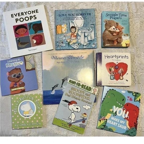 Little Kids Books Collection Total Of 9 Books Great To Start Reading - Picture 1 of 1